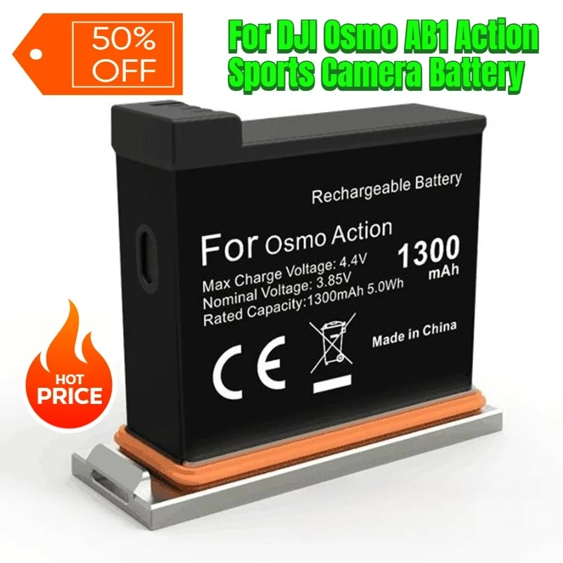 

3.7V 1300mAh for DJI Osmo AB1 Action Sports Camera Battery