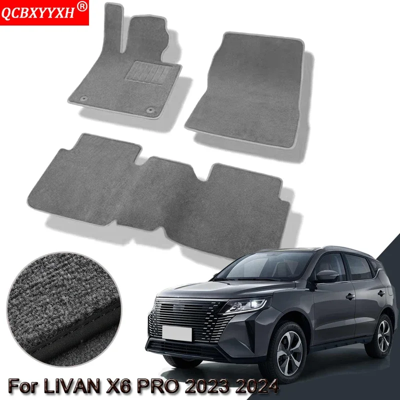 

Custom Car Floor Mats For LIVAN X6 PRO 2023 2024 Waterproof Non-Slip Floor Mats Internal Protection Carpets Rugs Auto Accessory
