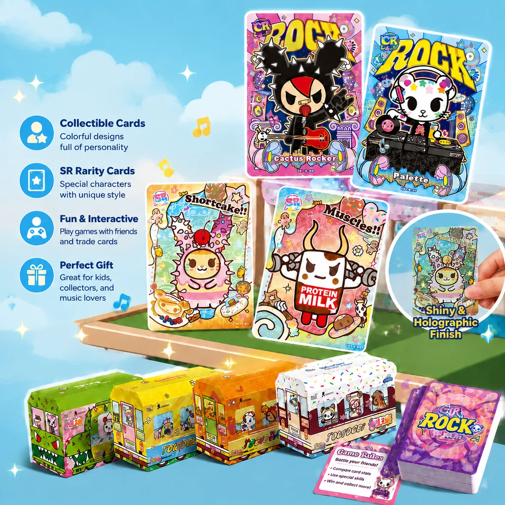 Genuine Kayou Tokidoki-Wonder Voyage Collectible Card-Roaming Edition Sea Series 1 Cute Cartoon Character Trading Card Pack Gift