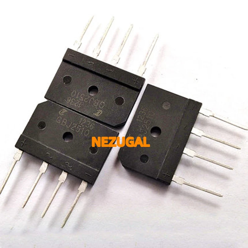 5PCS KBJ2510 GBJ2510 25A 1000V BRIDGE RECTIFIER new and original IC