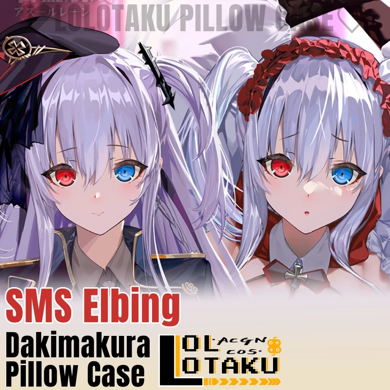 SMS Elbing Dakimakura Azur Lane Game Hugging Pillow Case Full Body Pillowcase Home Bedding Sexy Cushion Cover Decor Otaku Gift