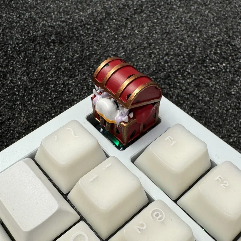 Frieren Treasure Chest Monster Anime Keycaps resina Custom Key Caps Cherry Profile per tastiera meccanica Key Caps accessori