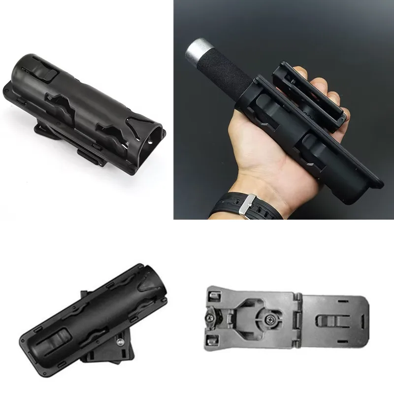 For Telescopic Stick Shell New 360 Degree Rotation Baton Case Holder Belt Storage Holster Pouch For Hunting Outdoor Self Defense