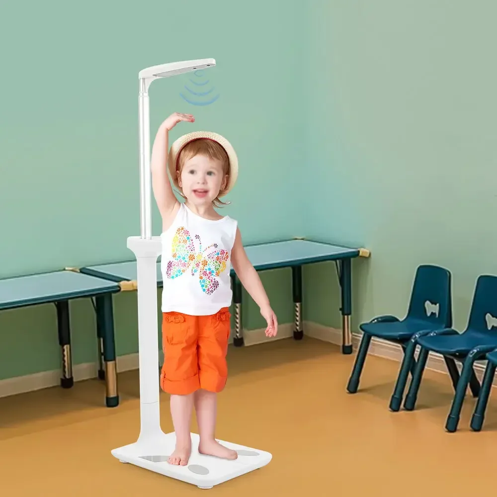 440lb Capacity Physician Medical Body Weight Scale with Height Measurement, Multifunctional Design for Accurate Readings