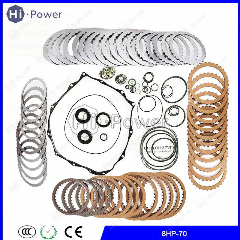 8HP70 8HP-70 Auto Transmission Master Kit Friction Plate Overhaul Kit For BMW JAGUAR LAND ROVER Gearbox Disc Seal Kit  ZF8HP70