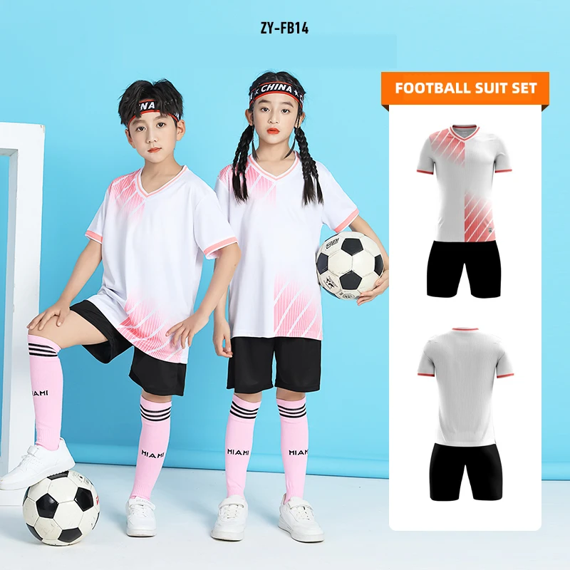 

Summer Hot-selling Short-sleeved Shorts Set Adult Children Parent-child Basketball Football Outdoor Training Breathable Set