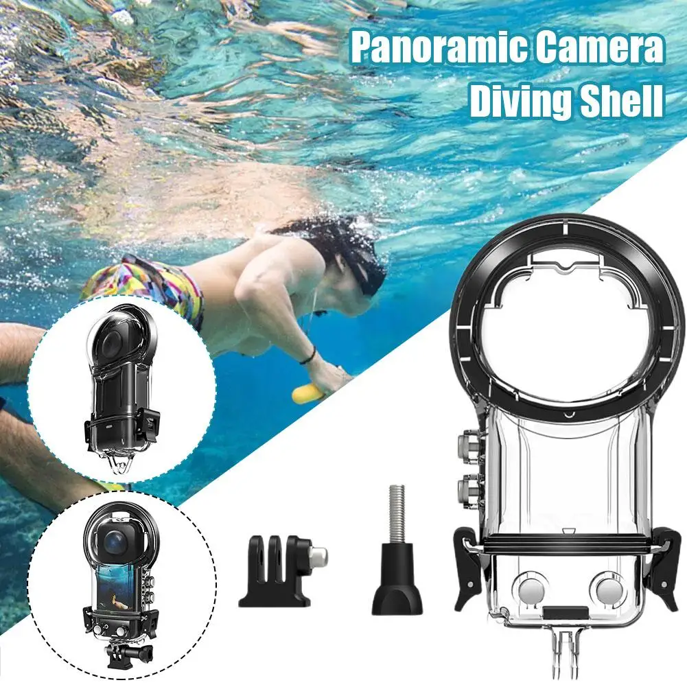 

For Insta360 X4 Panoramic Camera Diving Case Insta360 Case Quality X4 Camera Waterproof High Diving Accesssories 2024 Actio V5J4