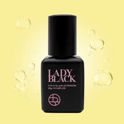 Lady Black-Colle de Corée du Sud pour Extensions de Faux Cils, Adhésif le Plus Fort, Outils de Maquillage, Boutique de miles, Fournitures, 5g, 10ml