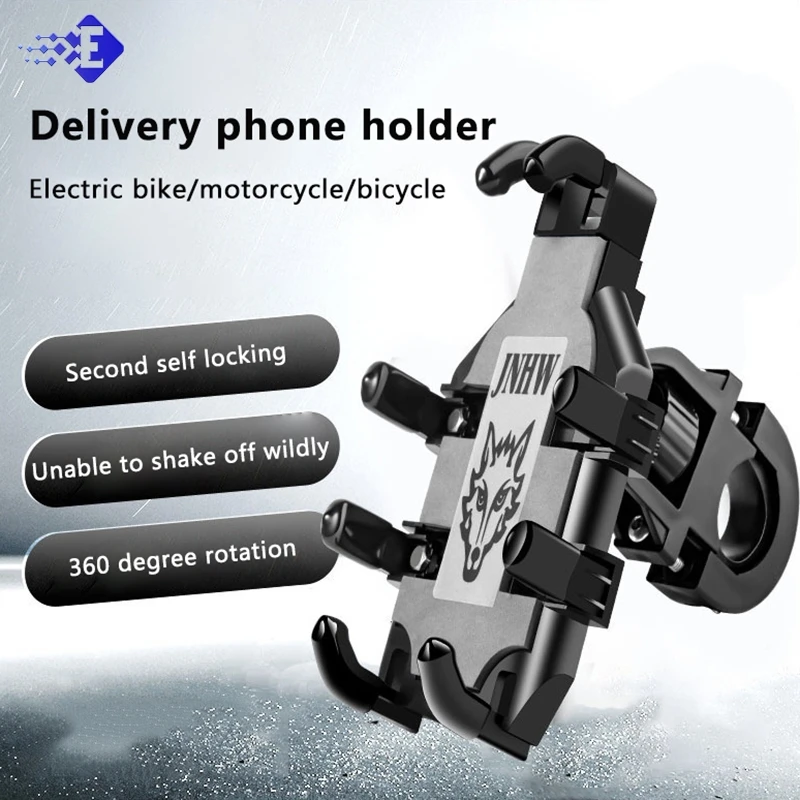 360° Rotatable Bicycle Phone Holder Rearview Mirror Cell Phone Holder Stand for Motorcycle Scooter ATV bike Cell Phone Bracket