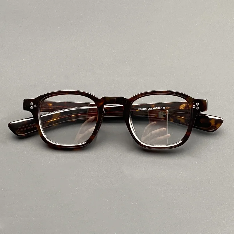 Vintage acetate glasses frame prescription glasses for men and women High quality optical glasses frame luxury brand glasses