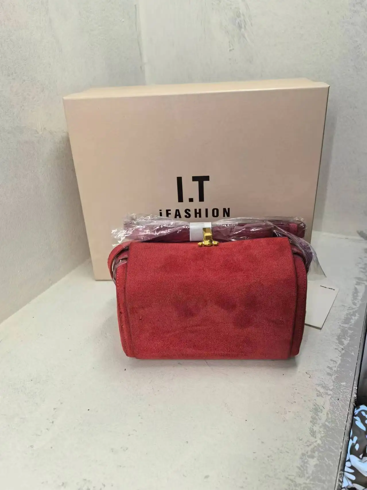 Handbag Women And Little Cute Red Ladies Wallet Party Luxury Shoulder Travel Bag Vintage Design Clutch Crossbody Fashion New