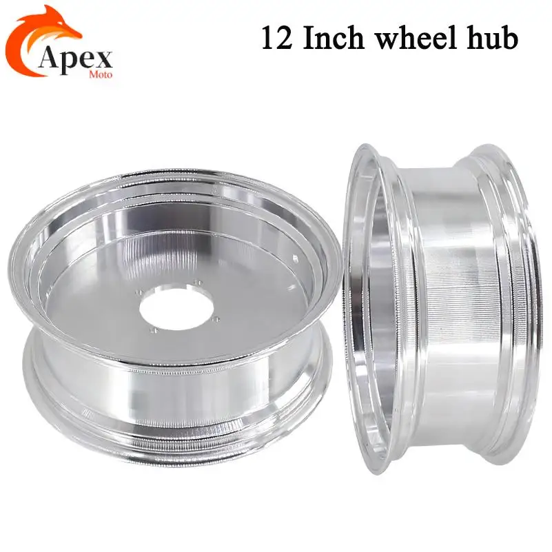 

12-дюймовые колеса из алюминиевого сплава 4,50-12, диски, вакуумные шины, аксессуары для колес, модифицированные детали, электромобиль, спортивные автомобильные ступицы с 4 отверстиями