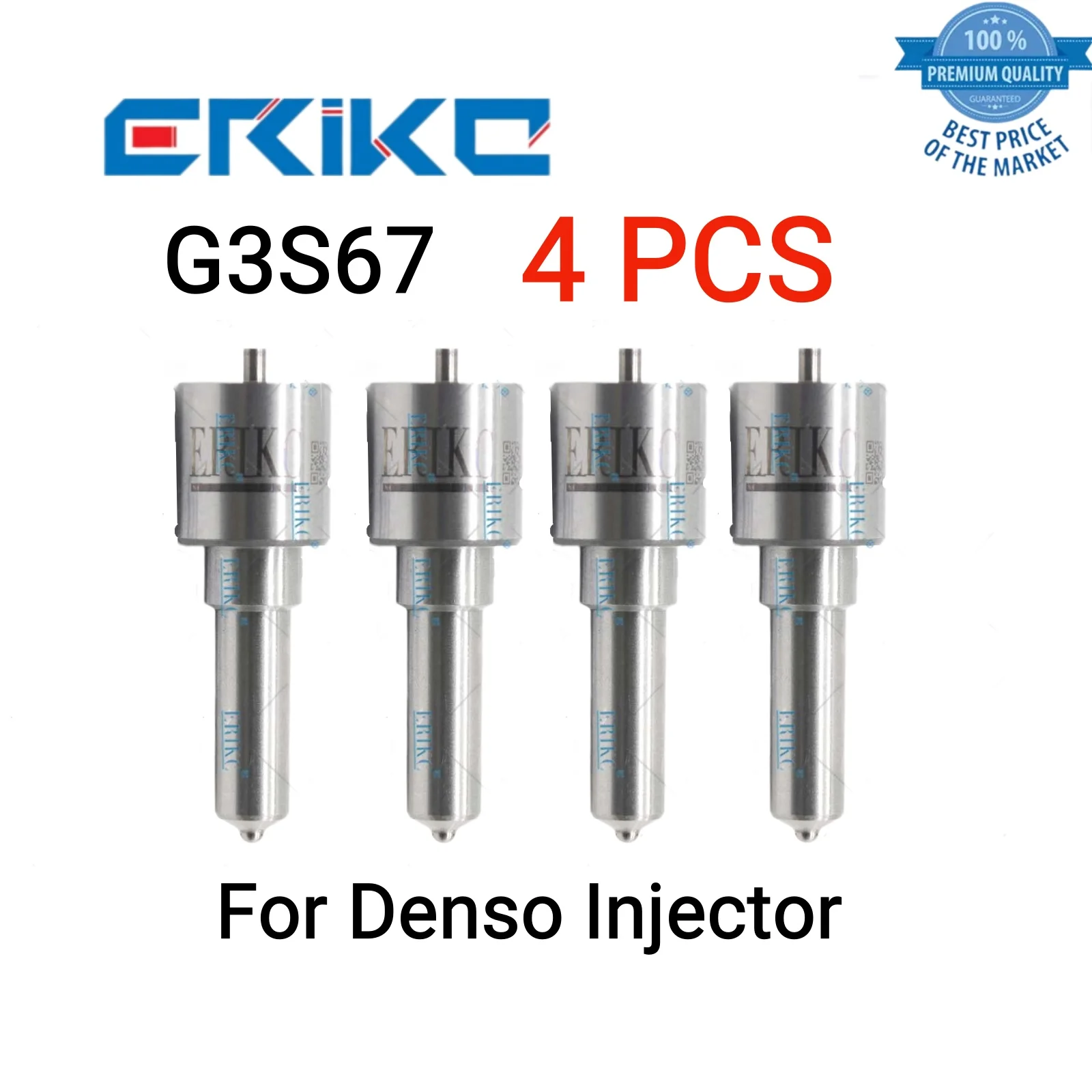 4 PCS G3S67 Diesel Engine Nozzle G3s67 Diesel Part Injector Nozzle Fuel Spray Nozzle for Denso Injector