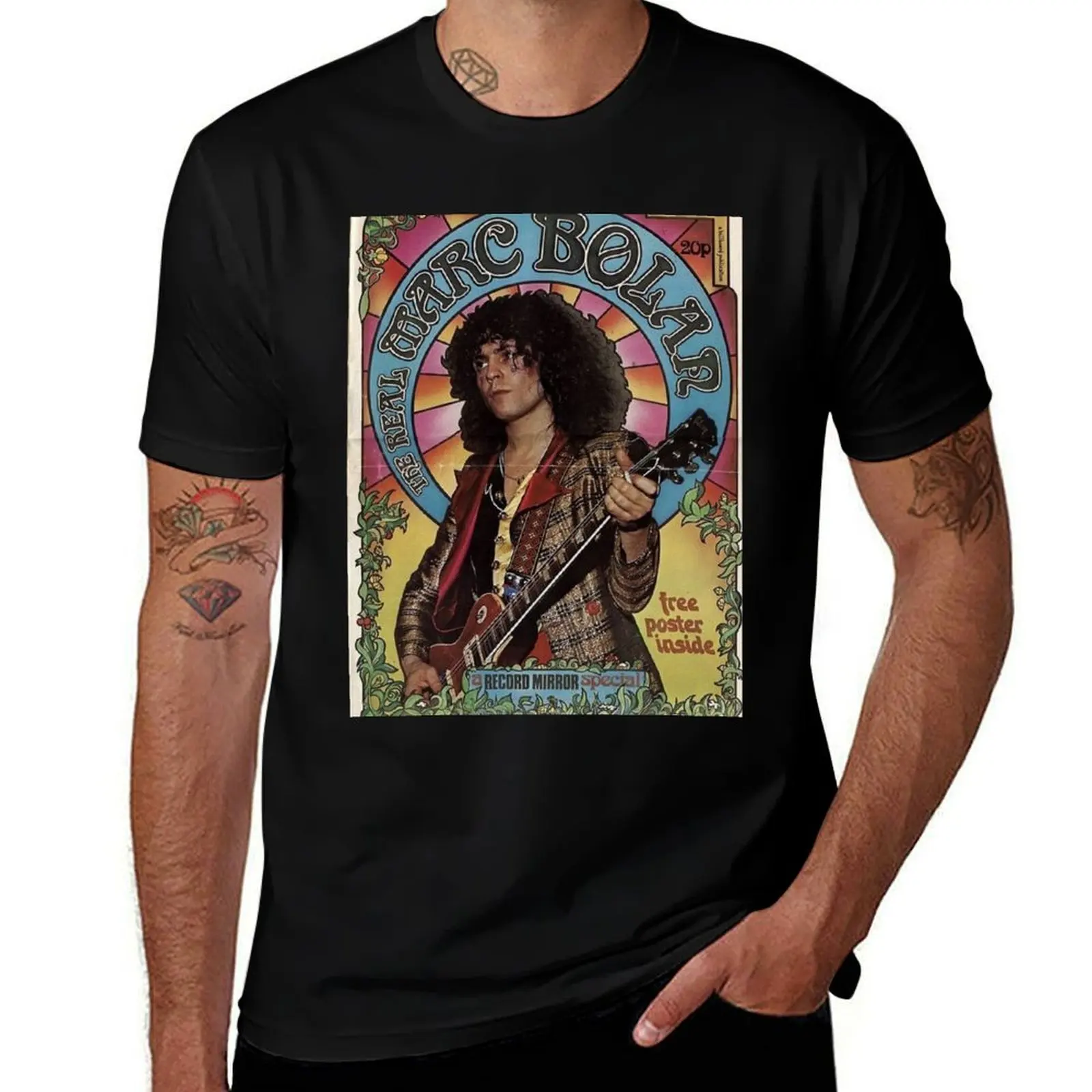 Marc Bolan T-Shirt Minimal Art Print T-Shirt