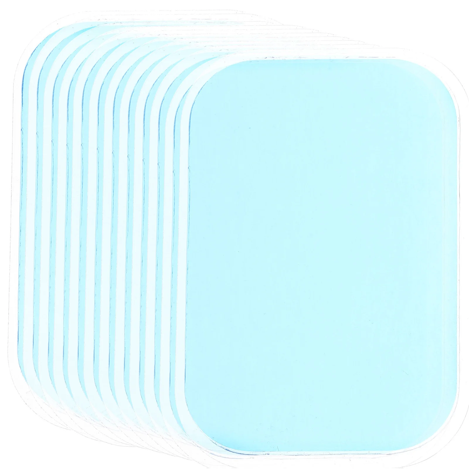 

12Pcs Gel Pads for ABS Stimulator Thin Lightweight Odorless Replacement Sheets Muscle Toner Trainer Abdominal Massager