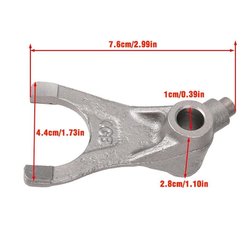 Precision-Machined Shift Fork Fit for GY6  Gearbox - Reliable ATV & Go-Kart Replacement Part