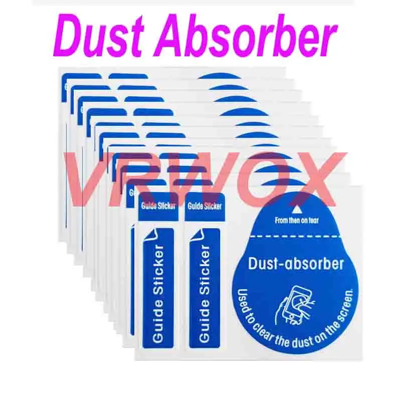 50Pcs 100Pcs Removal Dust Absorber Wet Dry Cleaning Wipes for Camera Lens Film Phone Tablet LCD Screen Protector Paper Sticker