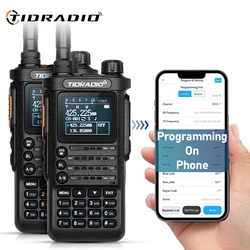 2PCS 2nd Gen TIDRADIO TD-H8 10W Professional Walkie Talkie Portable Long Range Radio APP Wireless Programmable Type-C Charge