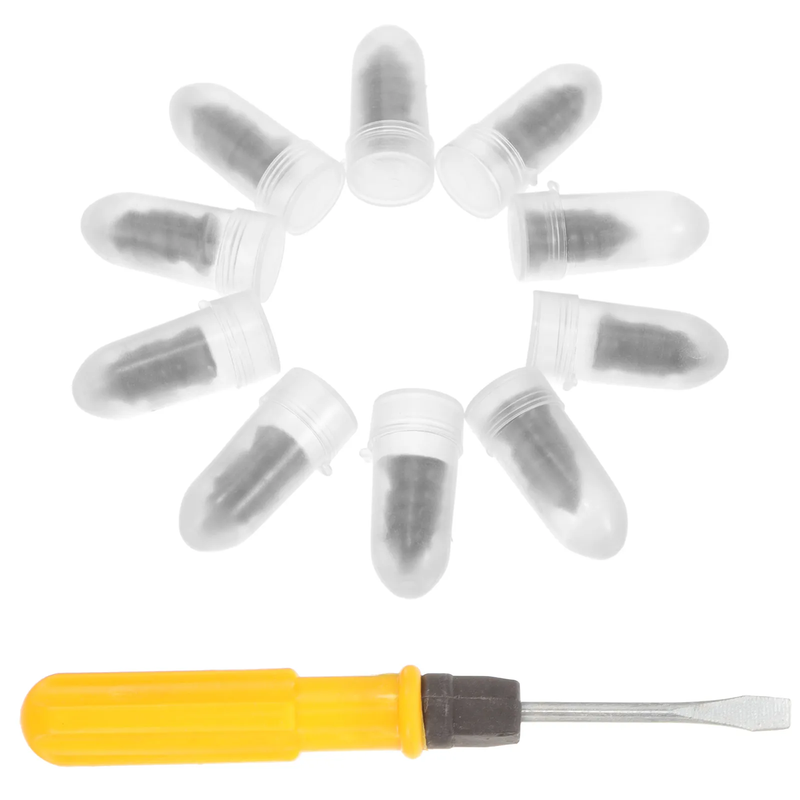 

Tire Repair Nails Large Size Heavy Duty Rubber Screw Plug Kit for Car Motorcycle Vacuum Tires Tire Fitting Tool