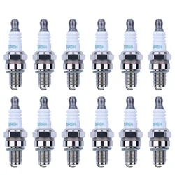 12Pcs CMR6H Spark Plug Replace for 3365 fit Stihl FS90 FS100 FS110 HL90 HL110 HT100 KM90 BR500 BR550 BR600 Trimmer