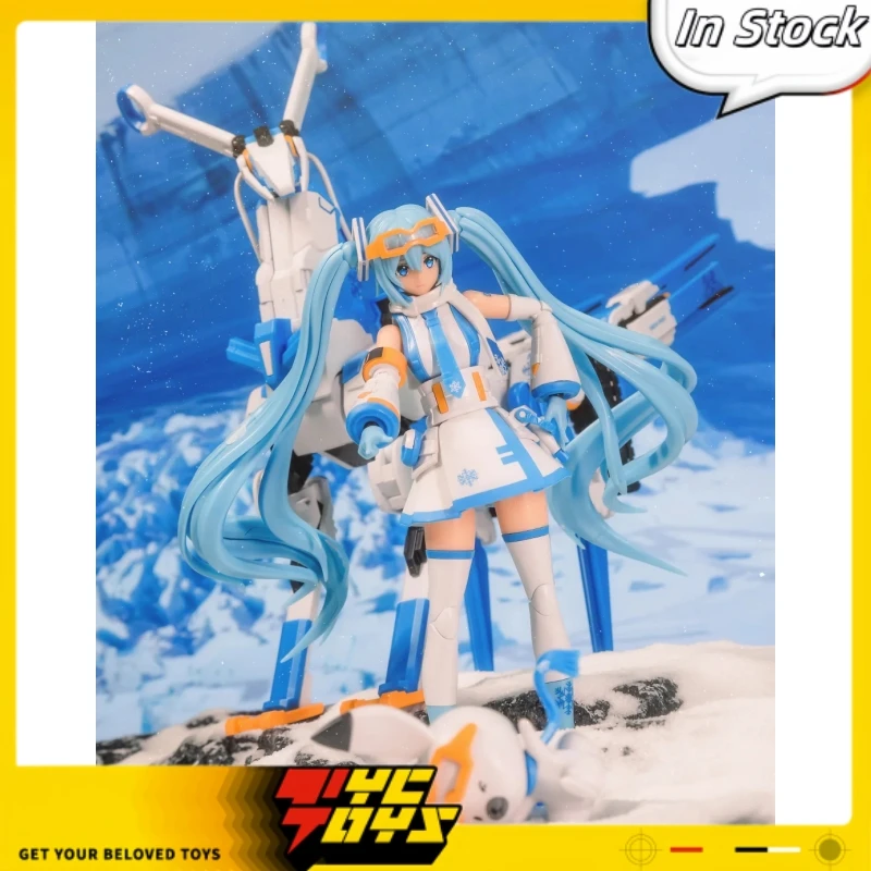 

TYCTOYS в наличии, оригинальная статическая фигурка HIPLAY SOSKILL Miku Snow Miku Ice Echo, комплект модели, игрушки, праздничные подарки