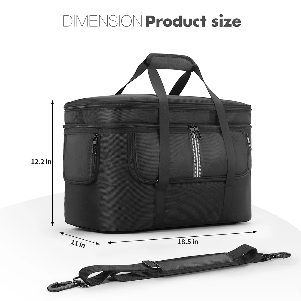 حقيبة حمل لـ DJI Power 1000 حقيبة محطة طاقة محمولة حقيبة حمل للسفر حقيبة تخزين للسفر مع حزام كتف ومقبض