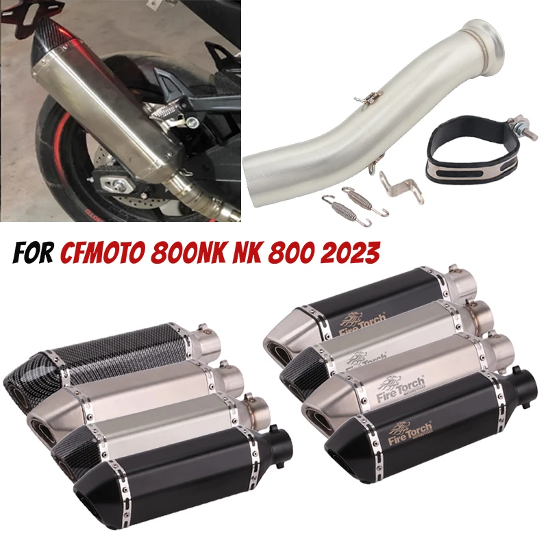 

Глушитель выхлопной трубы мотоцикла DB Killer для CFMOTO 800NK 800NK NK 800 2023, модифицированный глушитель средней трубы