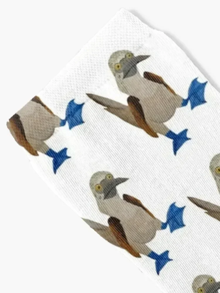 Blue-footed Booby Socks luxury moving stockings designer brand christmass gift Socks Women's Men's