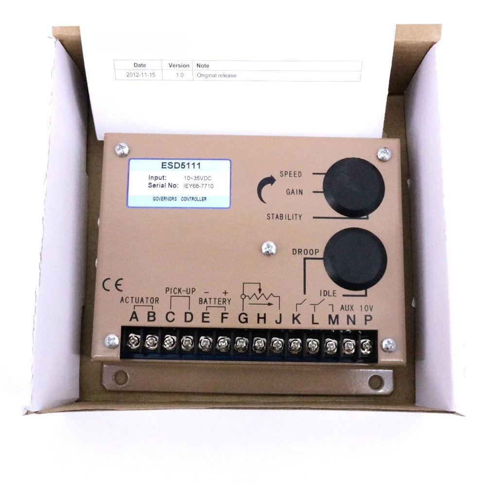 Nadaje się do regulatora prędkości generatora ESD5111