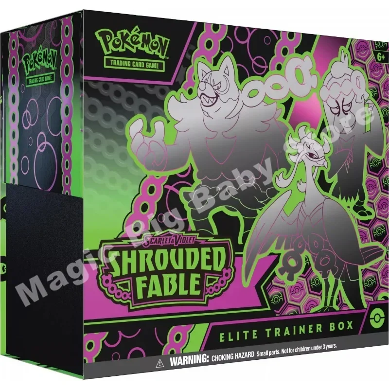 Pokemon Kaarten Echte Originele Trading PTCG Edition Engels Zhu & Paars SV6.5 Koga Ninja geschenkdoos mini Ijzeren doos ETB kind Gift