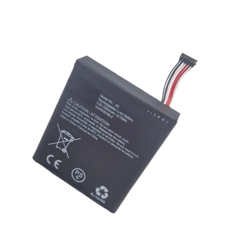 100% nueva batería de repuesto S2 de alta calidad 3,8 V 5200mAh para timbre de vídeo de segunda generación (versión de 6 pines solamente)
