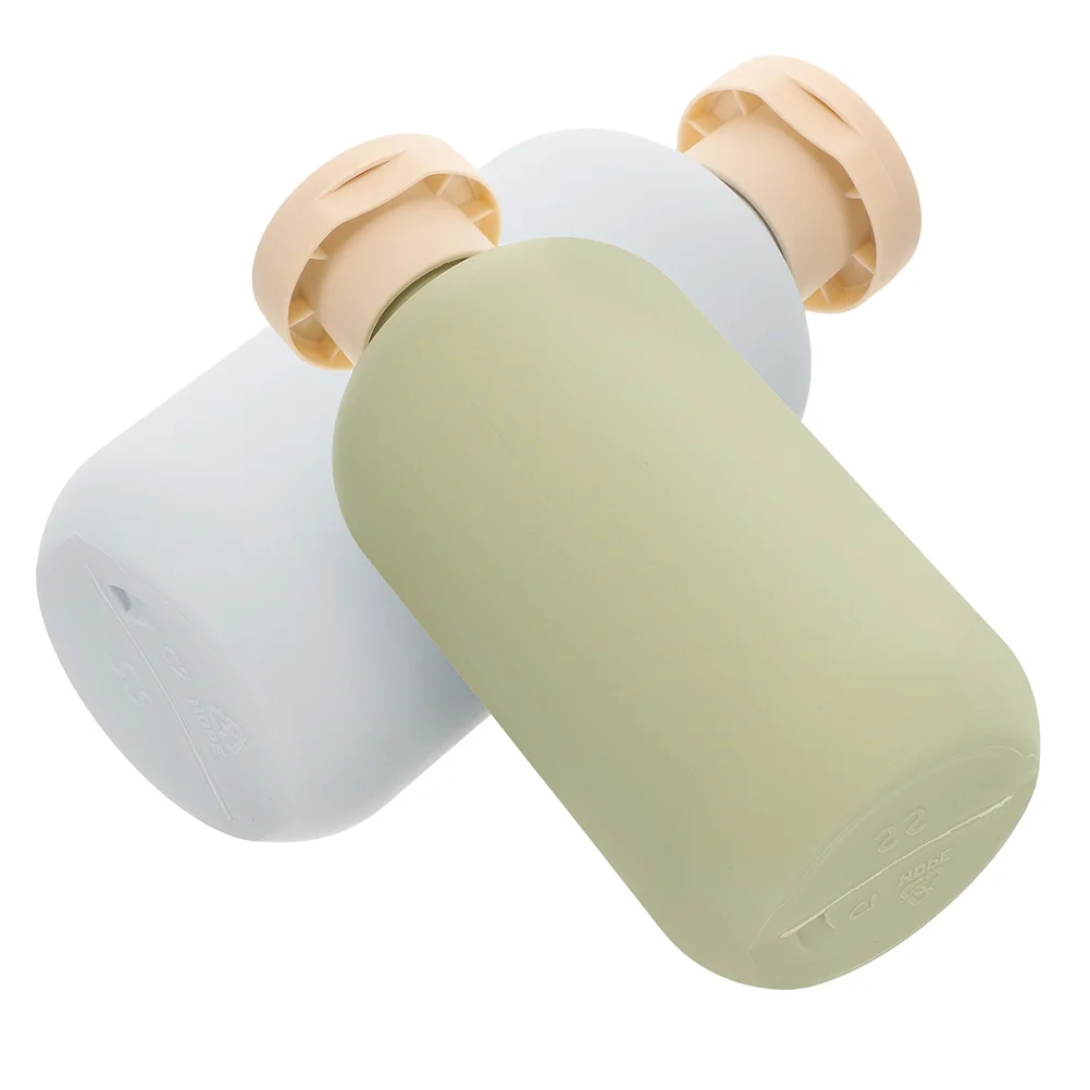 2 Pcs Lotion Bottle Skin Care Containers Cream Jars Travel Shampoo Hair Oil or Moisturizer Dispenser Body