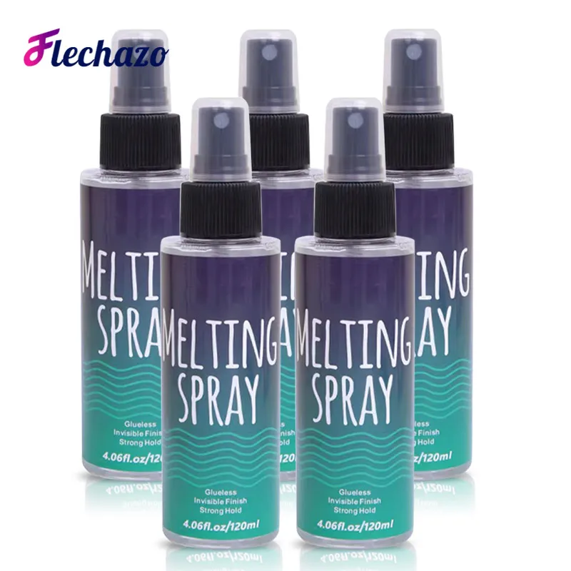 Glueless Wig Install Lace Melting Spray 1-2 Packs Edges Lay Down Lace Melt Strong Secure Hold Spray Home Or Travel Easy To Use