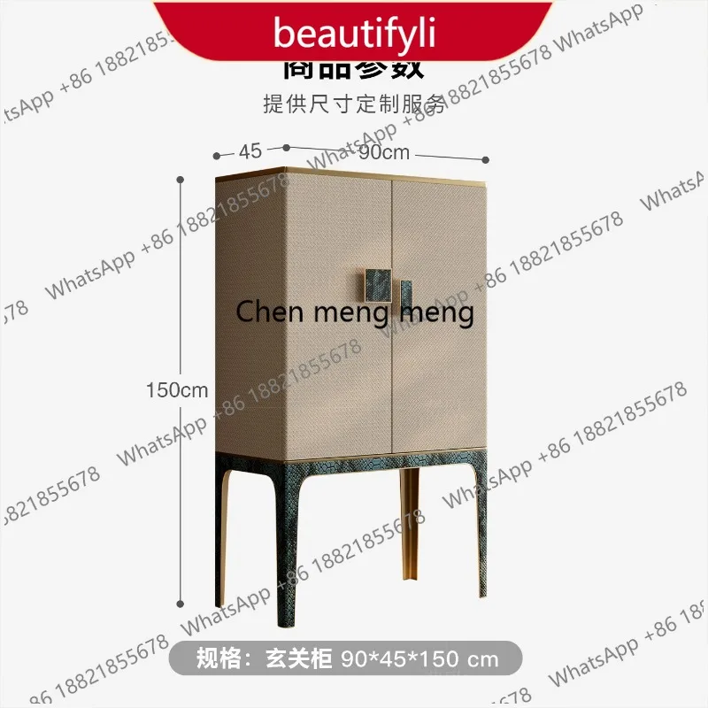 

02 Premium light luxury wine cabinet, dining side bucket cabinet, Italian custom bedroom, living room, entrance cabinet