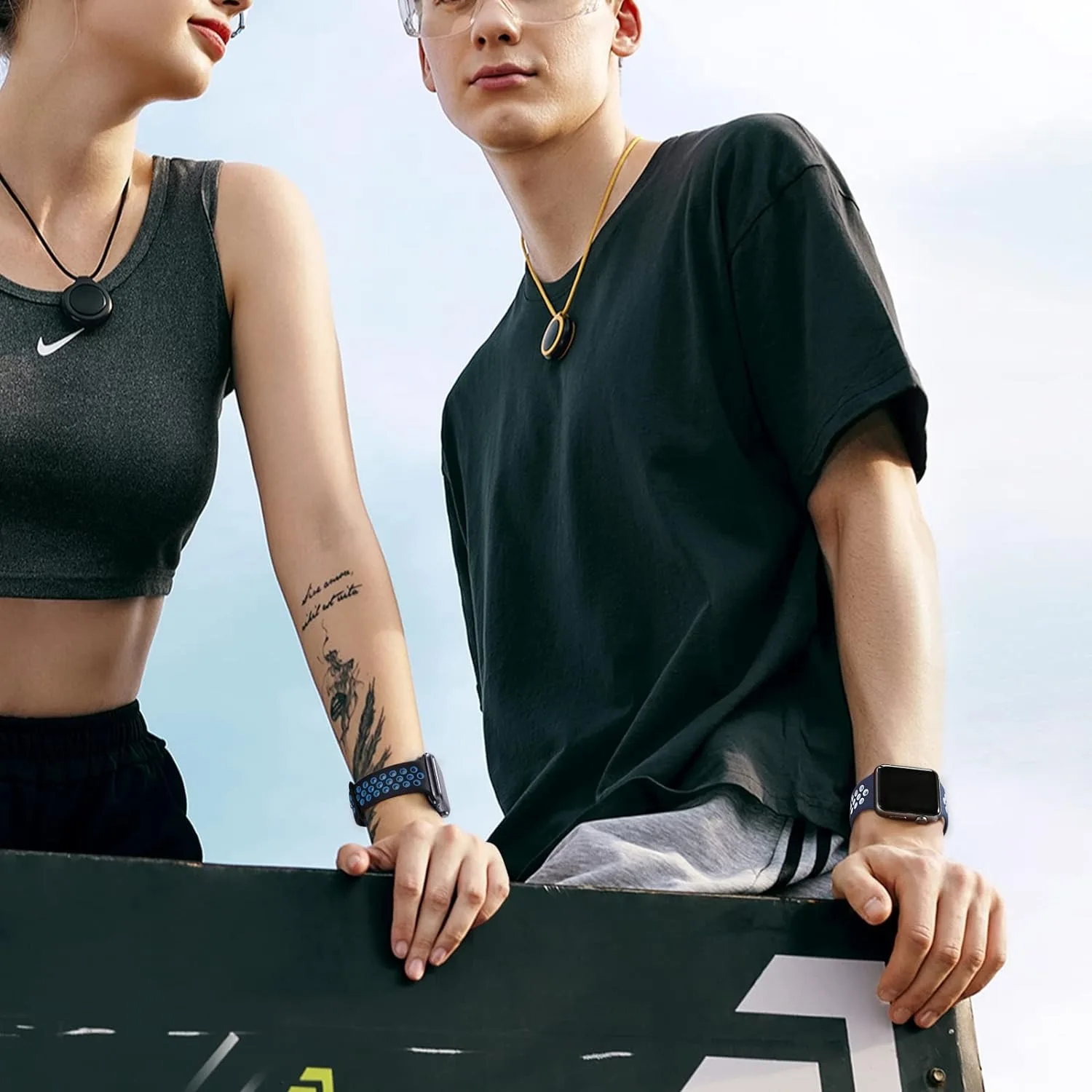 Original Sport Strap for Apple Watch Band 46mm 49mm 45mm 44mm 38 42mm Colored Particles Rubber Band IWatch Ultra 10 9 8 7 6 5 SE