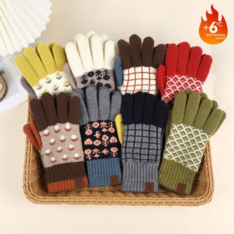 luvas-de-inverno-de-malha-antiderrapantes-com-protecao-aquecimento-automatico-design-vintage-em-jacquard-quentes-e-com-funcao-de-toque-para-ecras-para-mulheres-homens-e-estudantes