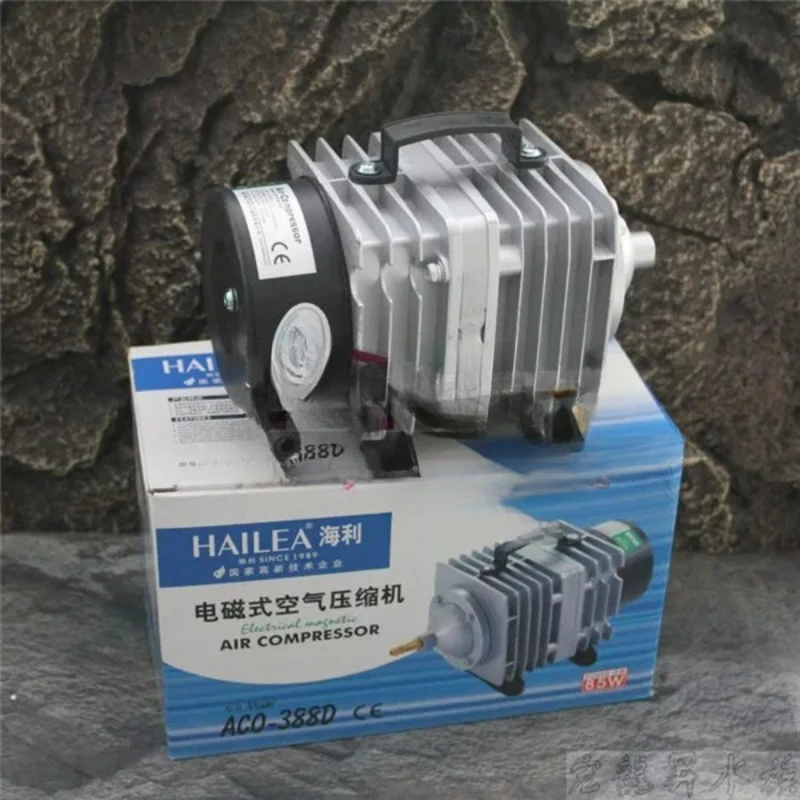 

Aquarium electromagnetic air compressor fish tank air pump oxygen pump HAILEA ACO-388D 85W 90L/min