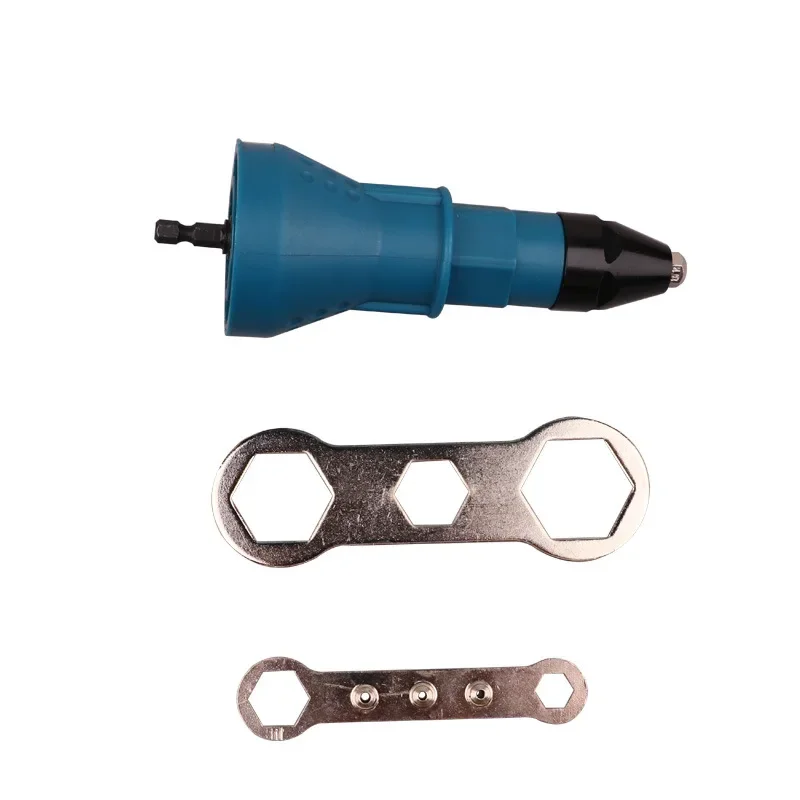 Adapter Electric Pull Rivet Practical Riveting Drill Conversion Adapter Cordless Rivet Adaptor Tools