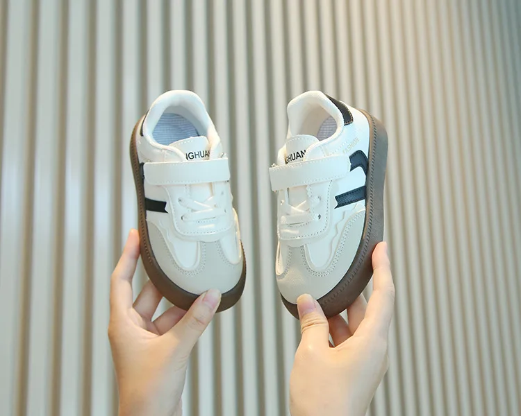Frühling Herbst Kinder Weichsohlen Rutschfeste Retro-Skateschuhe Mädchen Junge Atmungsaktive Baby-Sportschuhe Leichte Freizeitschuhe Kinder – Detail 6