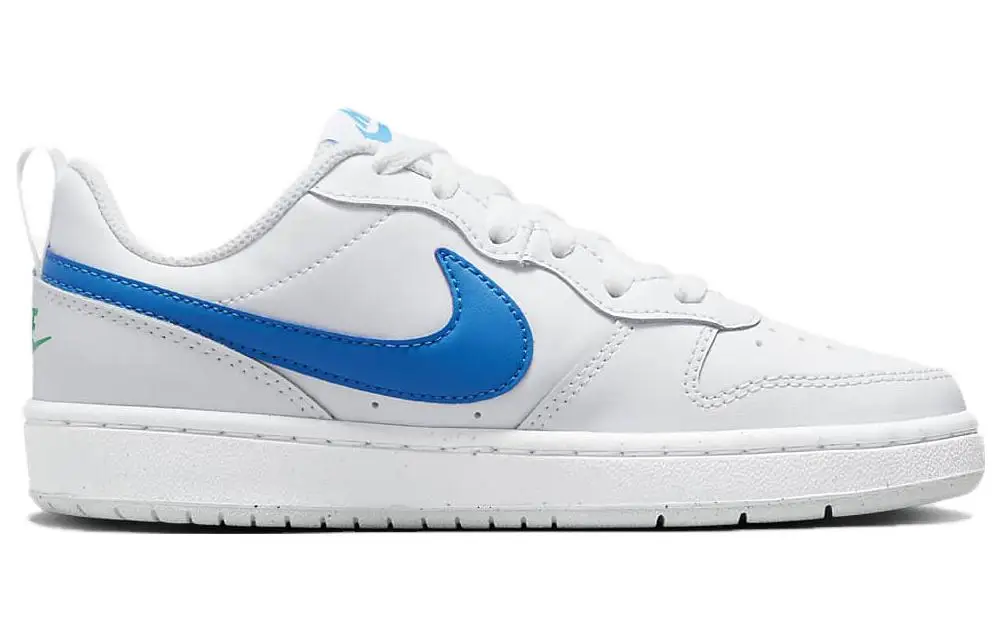 Nike Court Borough Low 2 'White Blue Green' GS Sneakers shoes