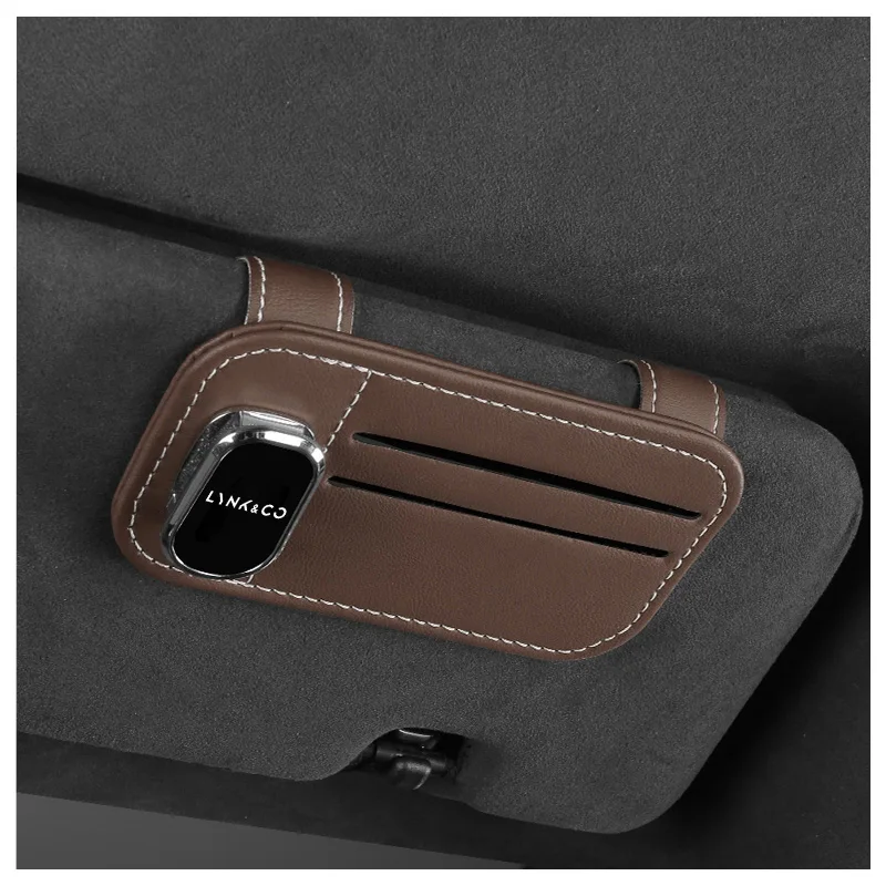 

Car Logo Sun Visor Glasses Clip For LYNK&CO 03+ PHEV 05 09 PHEV MHEV 01 02 06 Car Interior Accessories Car Logo Ticket Clip