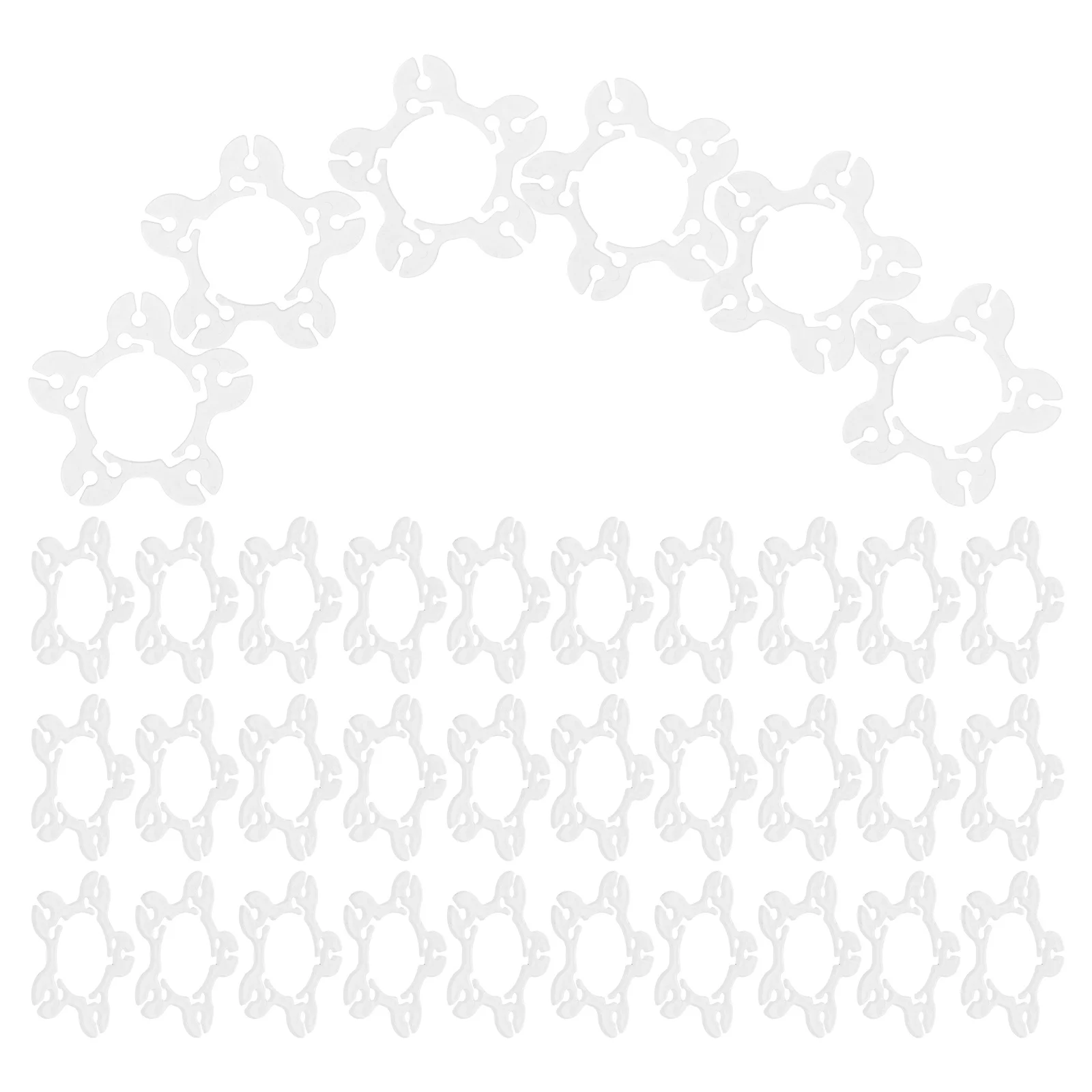 

100pcs Accessories Balloon Arch Clips Ring Buckle For Tying Tool Fast Decoration Wedding Birthday Party Supplies Balloon Ring