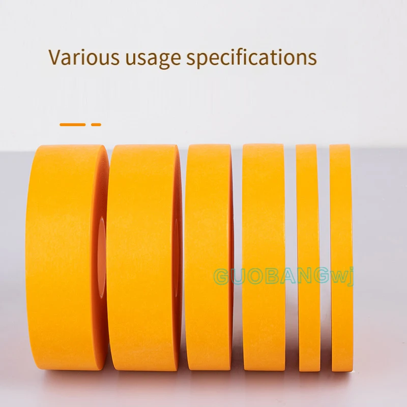 

Low Tack Tape for Wall Decoration, No Residue, Non-Damaging, Easy Tear, Green/White/Yellow