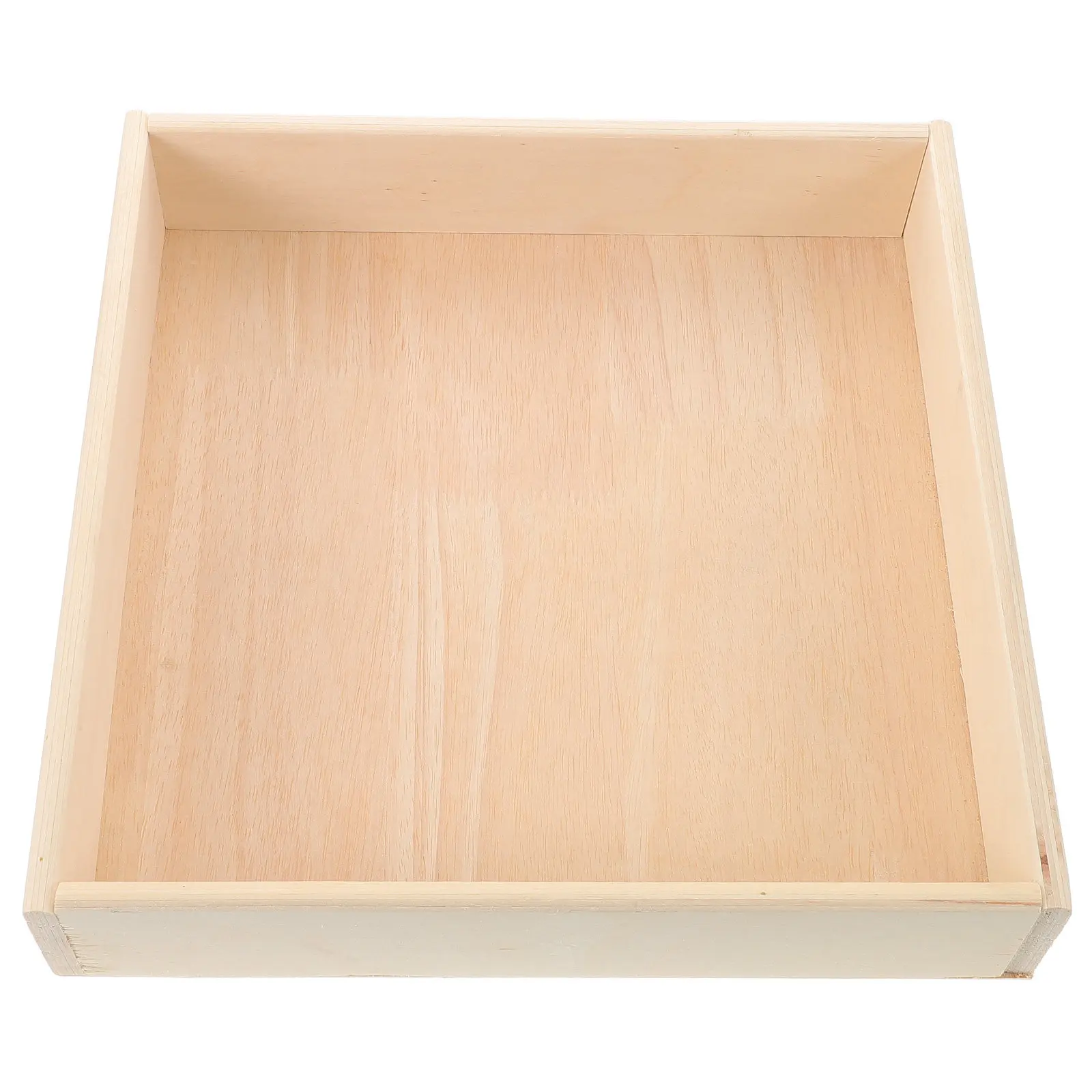 Children Sandbox Wooden Sand Tray Indoor Outdoor Fun Portable Storage Box Small Sand Box Creative Plaything Portable Sandbox