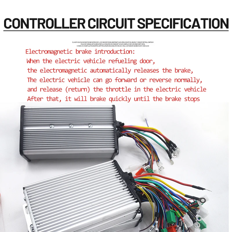 Afbeelding 5: Motor Elektromagnetische remcontroller Amusementauto Bromfiets Ouderenauto Recreatief voertuig Scooter