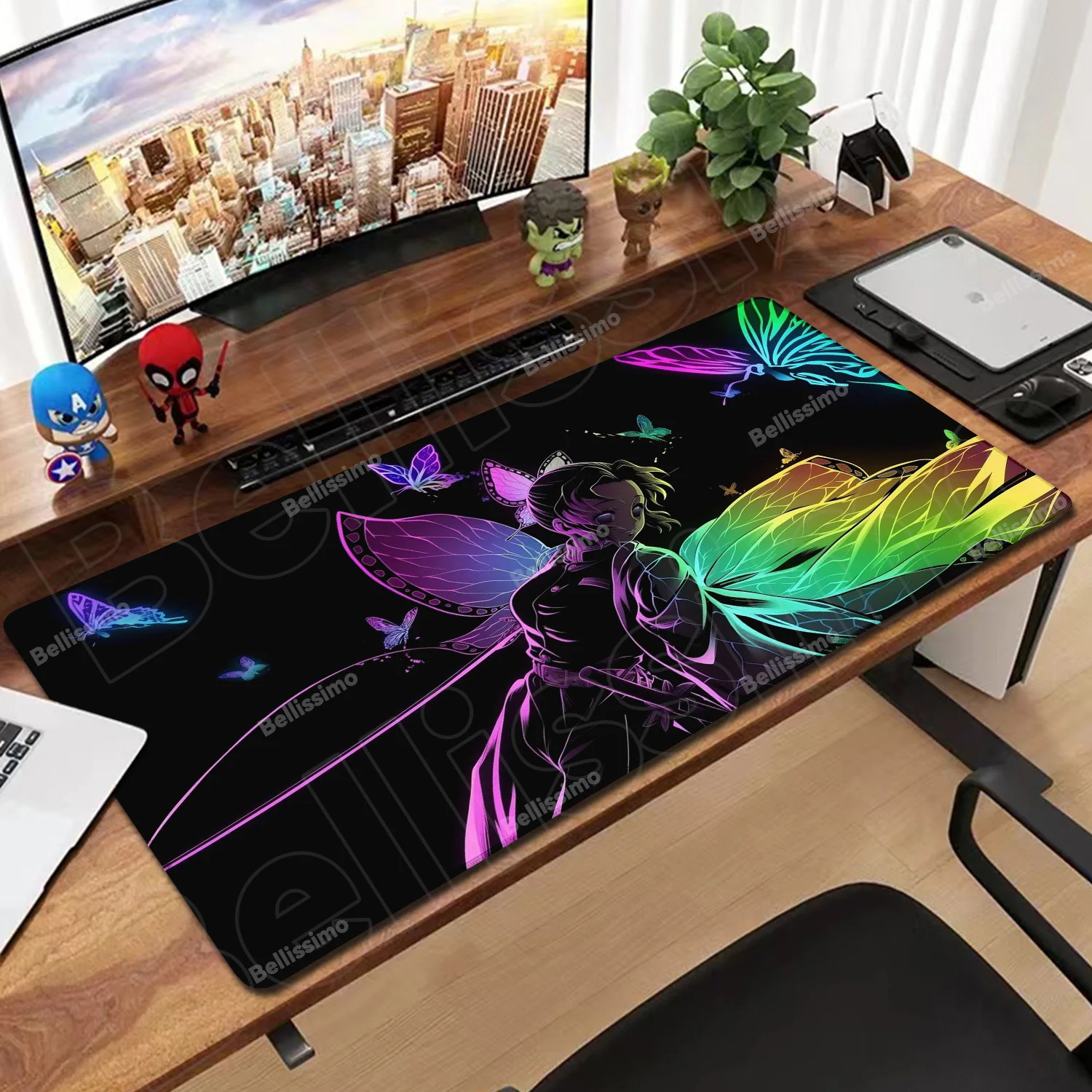 

Anime Mause Pads Demon Slayer Kimetsu No Yaiba Mouse Pad Gaming Laptops Keyboard Deskmat Pc Accessories Desk Protector Gamer Mat