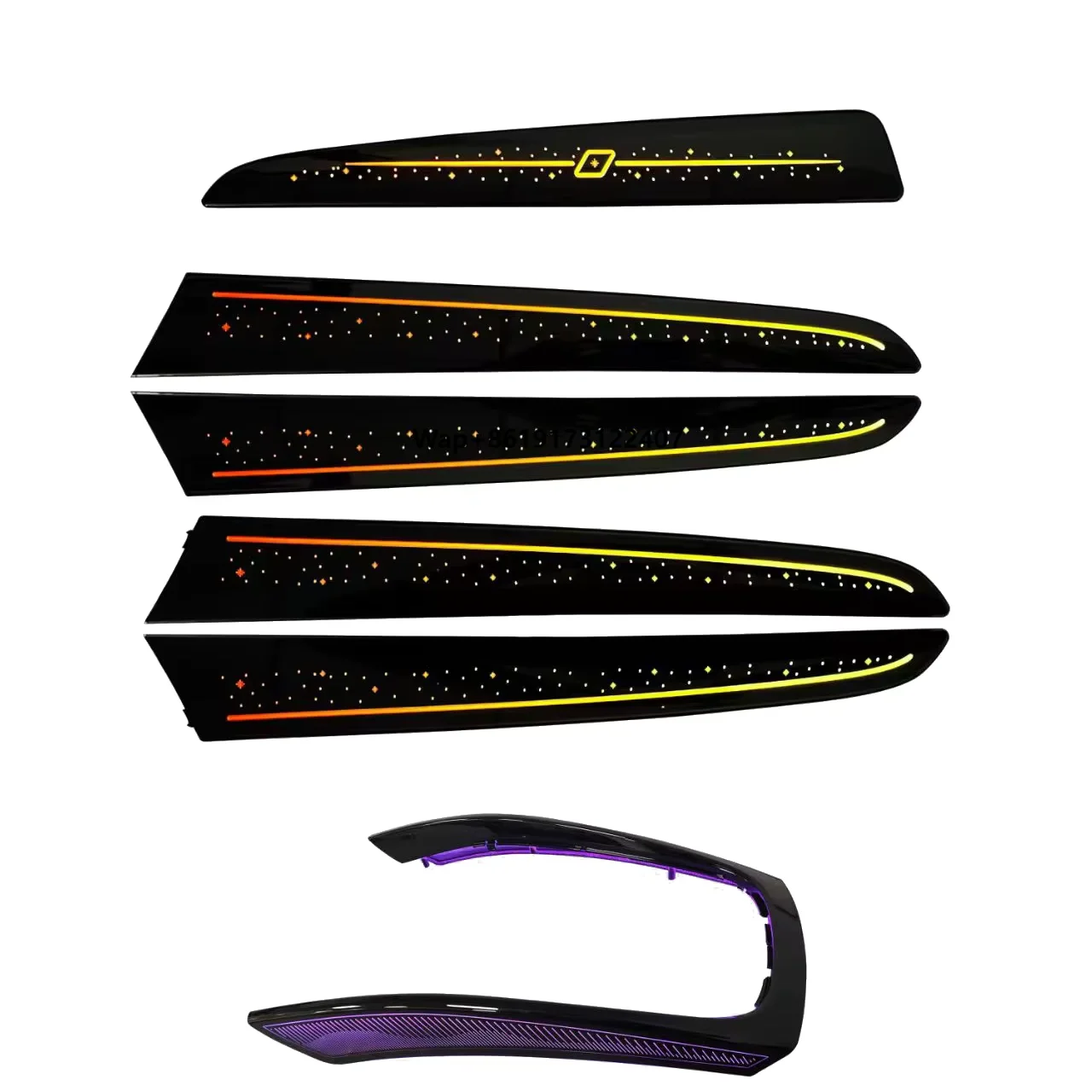 

Ambient Light 19 Lights Cool Star Sky Style+saddle Mold Rainbow Symphony Dynamic for A4B8 Q5(2010-2017)