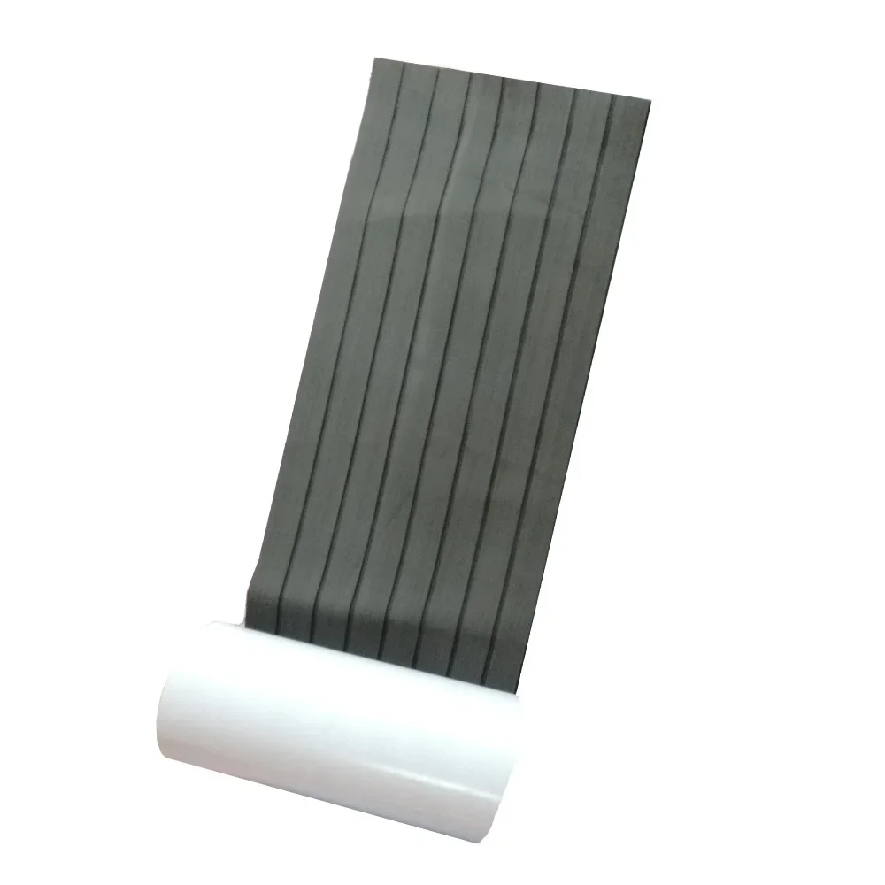 45*240*0.6cm EVA Teak Sheet Car Marine Boat Flooring Non-slip Mat Yacht Inflatable Boat Decking Self-Adhesive Anti Skid Pad