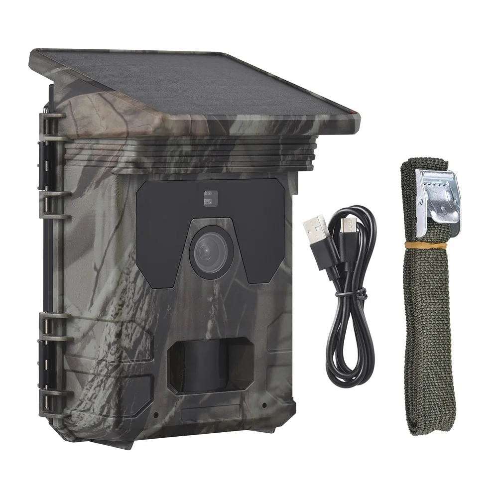 

HC600A 4K 50MP Waterproof Wildlife Cameras Outdoor Solar Hunting Trail Camera Surveillance Monoculars Night Vision for Hunting