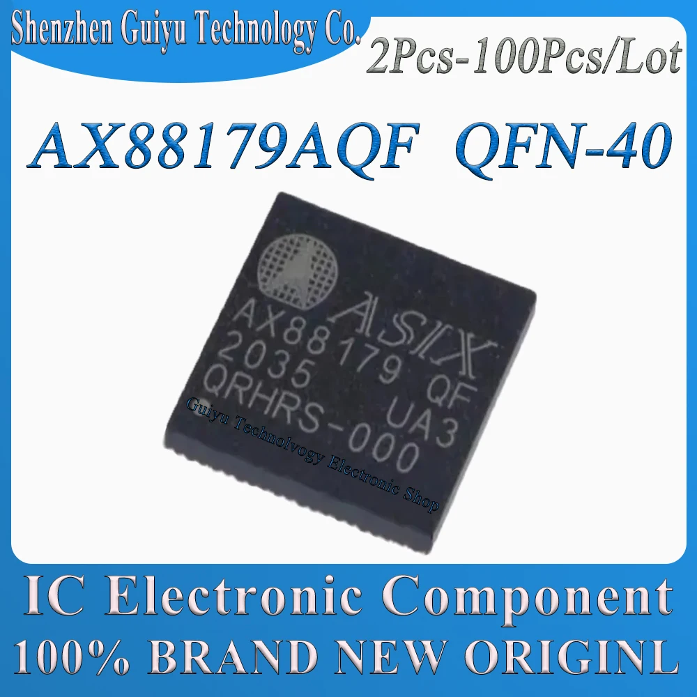 2Pcs-100Pcs/Lot AX88179AQF AX88179AQ AX88179A AX88179 QFN-40 IC Chip